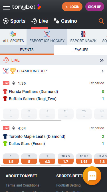 TonyBet Esports
