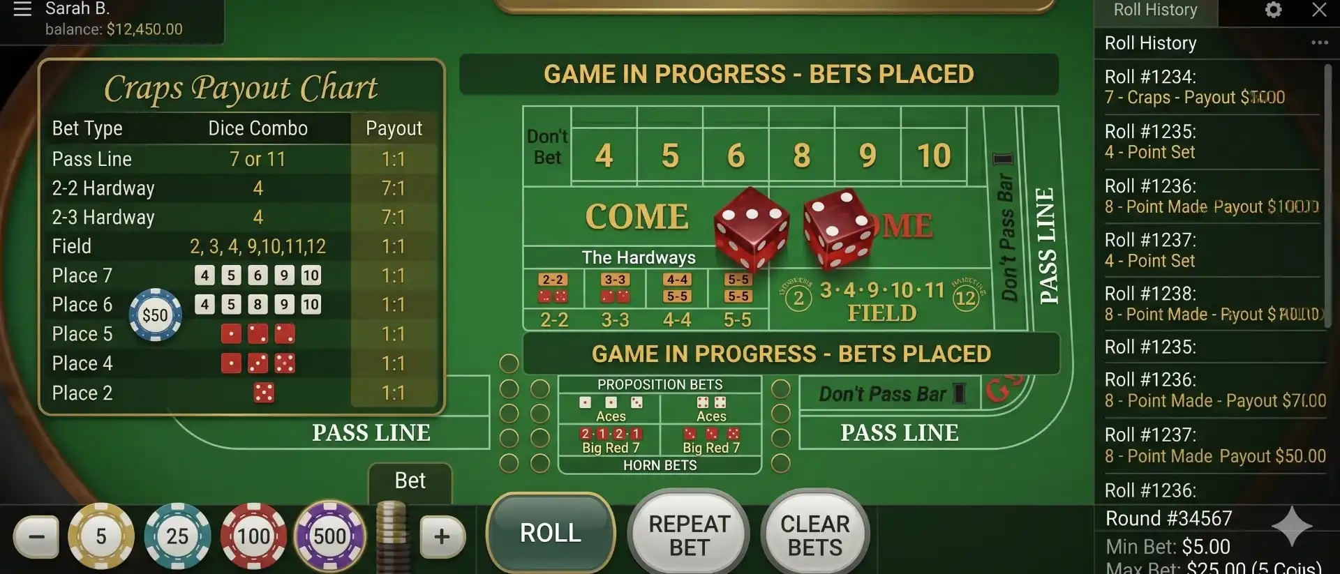 Online Craps